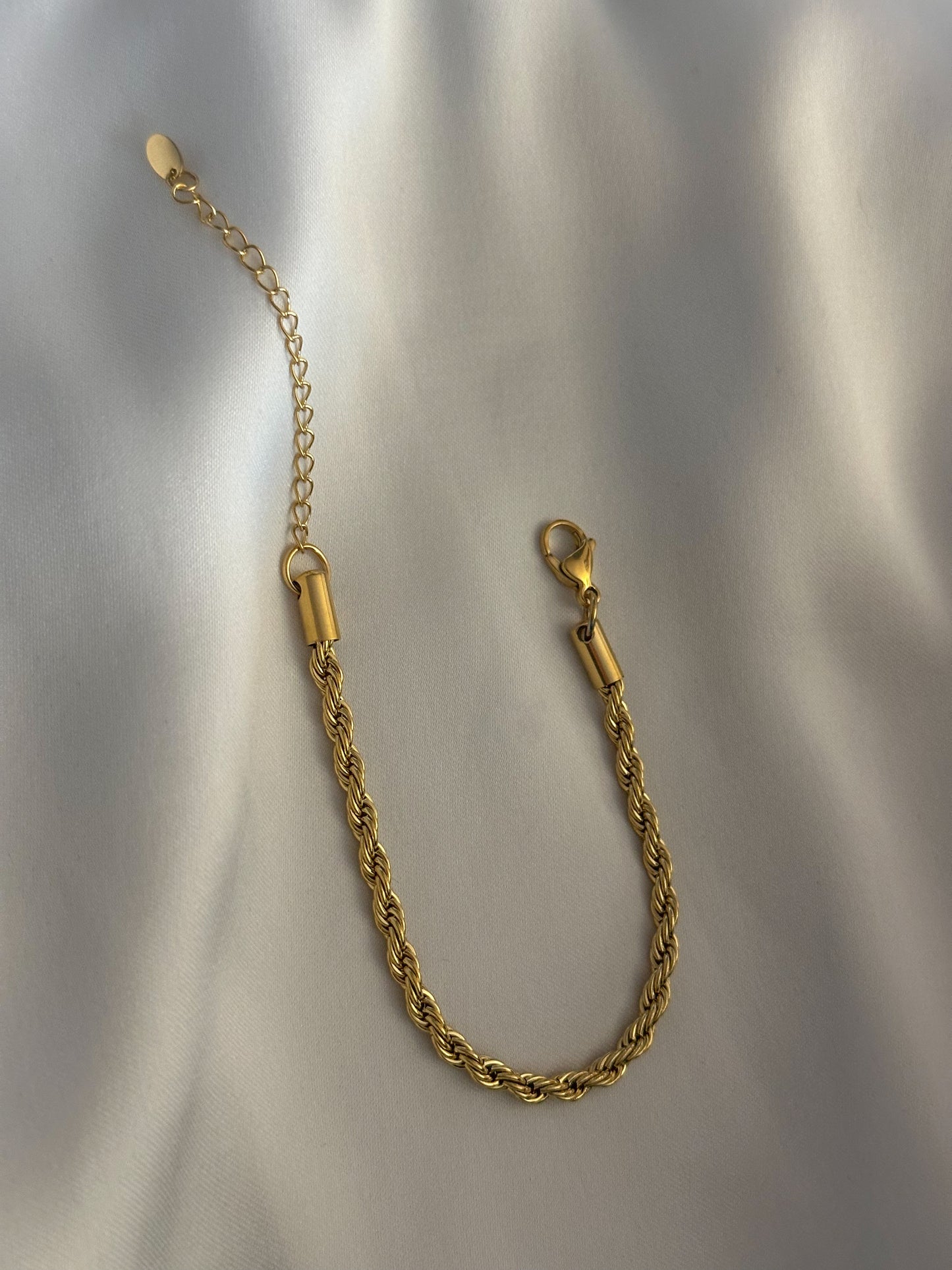 Twistara chain bracelet twisted 18k gold 